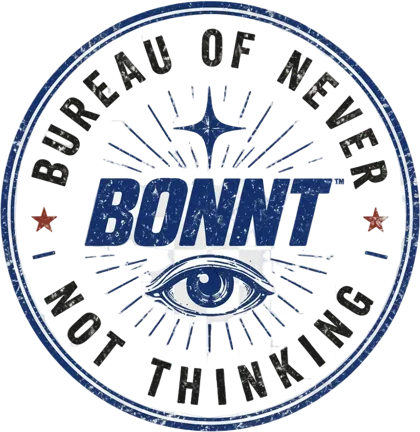 Bureau of Never Not Thinking seal